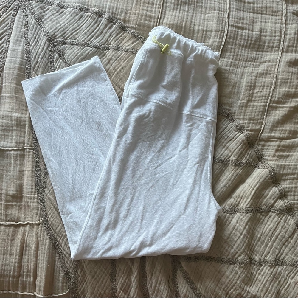 FP movement white comfy beach pants